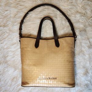 Dooney & Bourke Natural Woven Lilliana Tote Bag